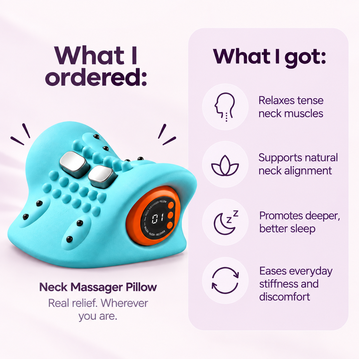 Nivarae 4-in-1 Neck Relief Massager