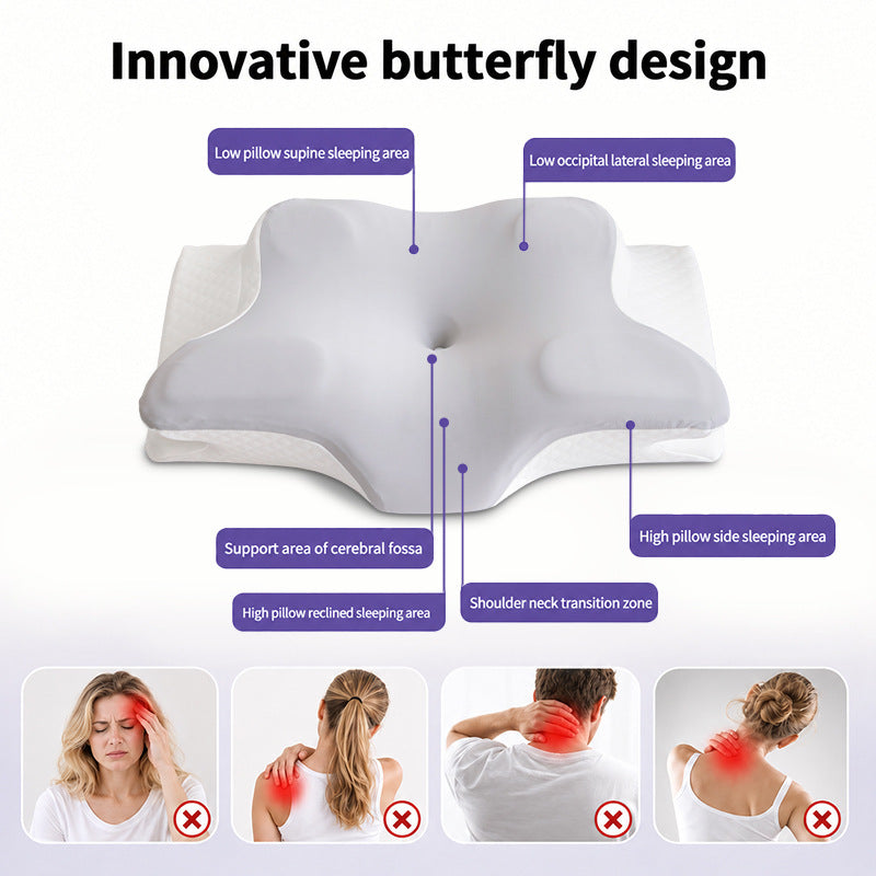 Butterfly Shape Memory Foam Pillow